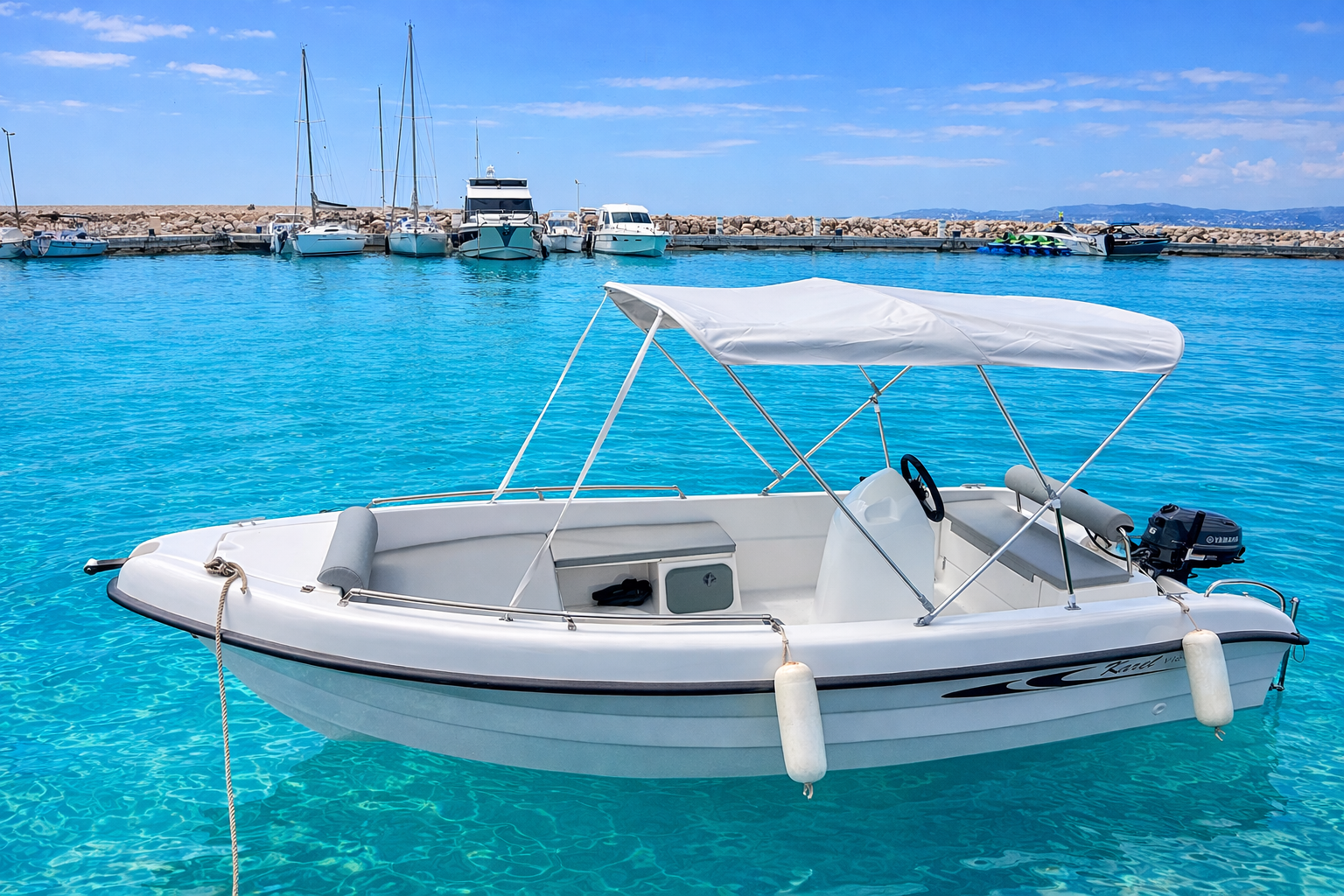 Bateau sans permis – vue 1